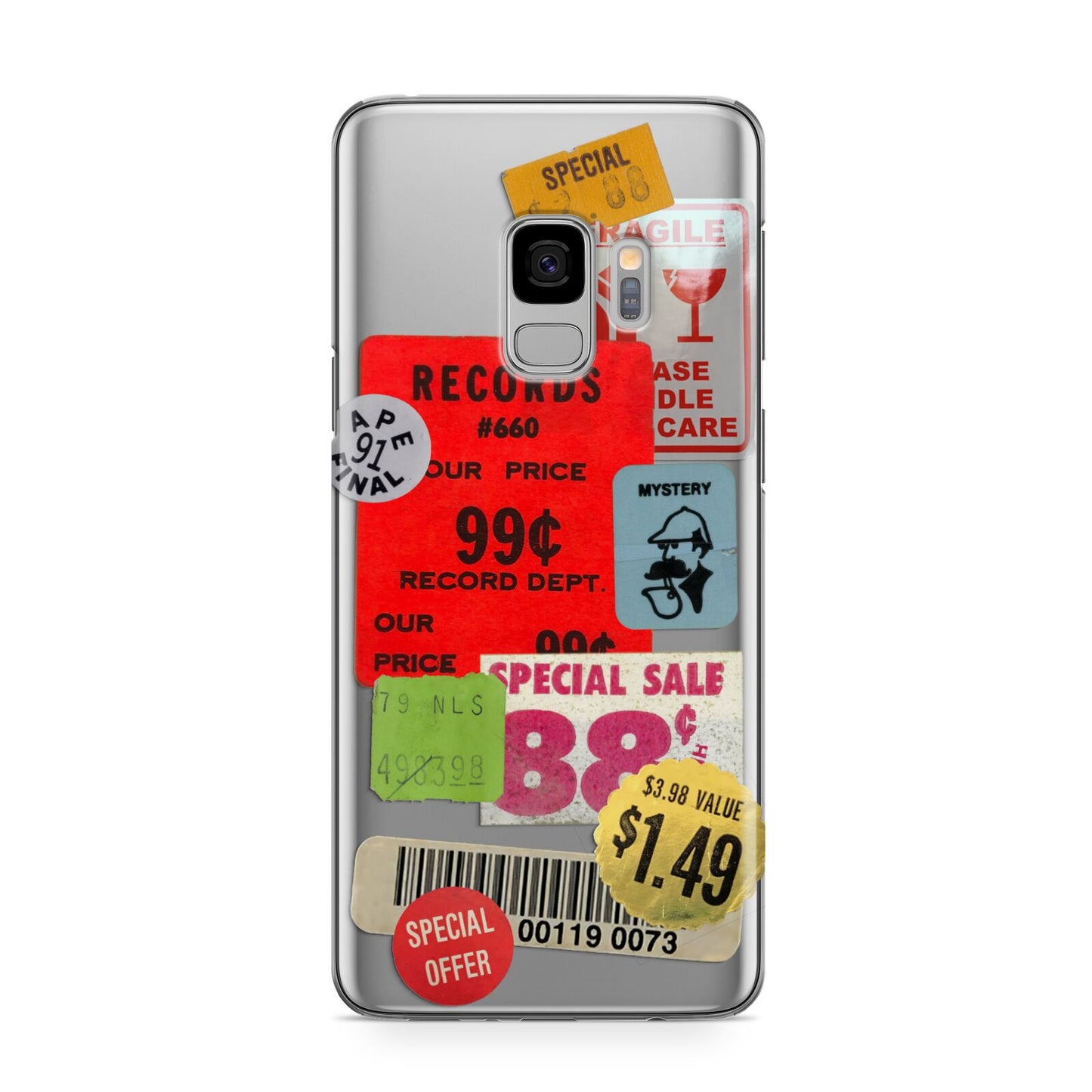 Vintage Stickers Samsung Galaxy S9 Case