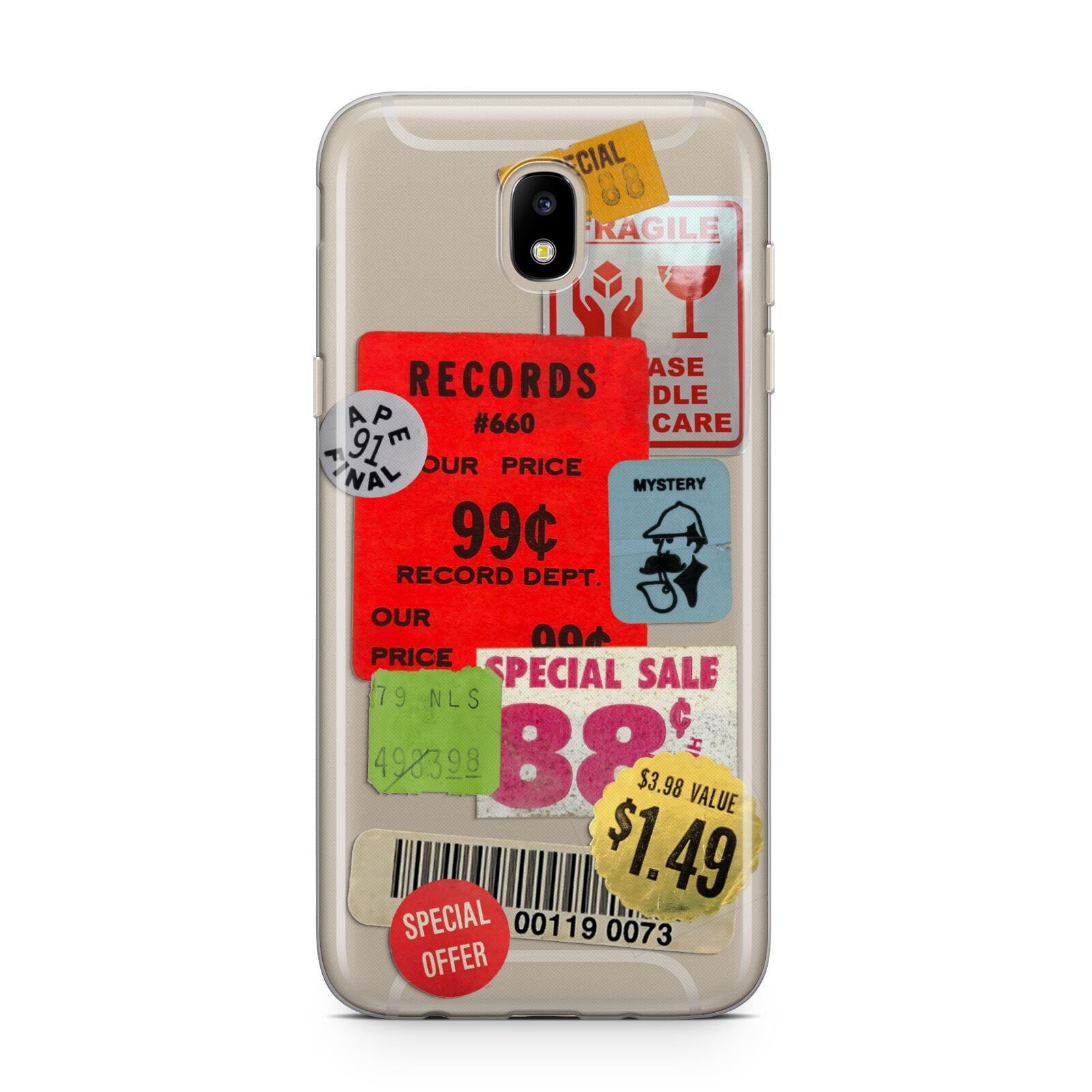 Vintage Stickers Samsung J5 2017 Case
