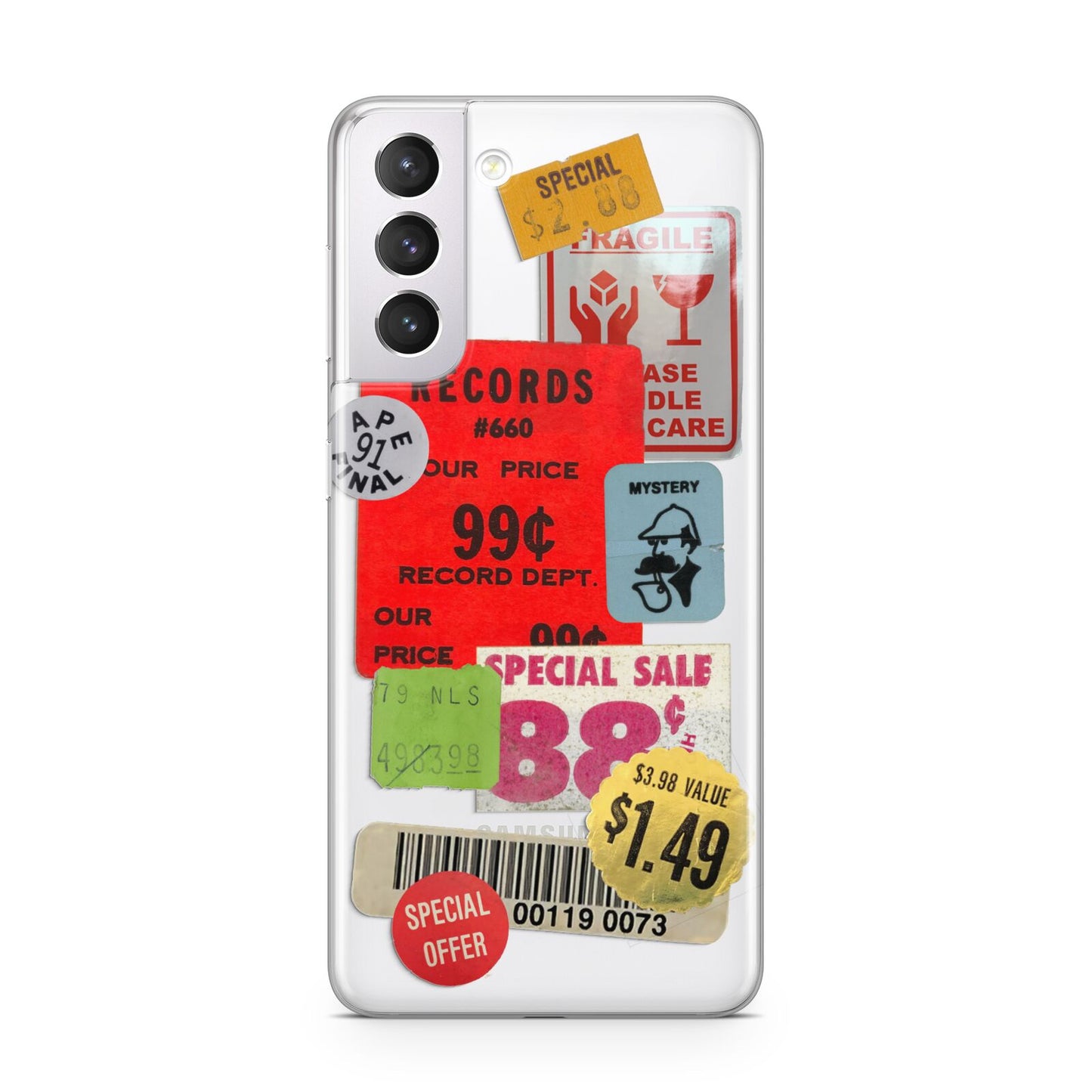 Vintage Stickers Samsung S21 Case