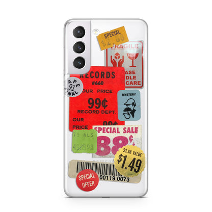 Vintage Stickers Samsung S21 Case