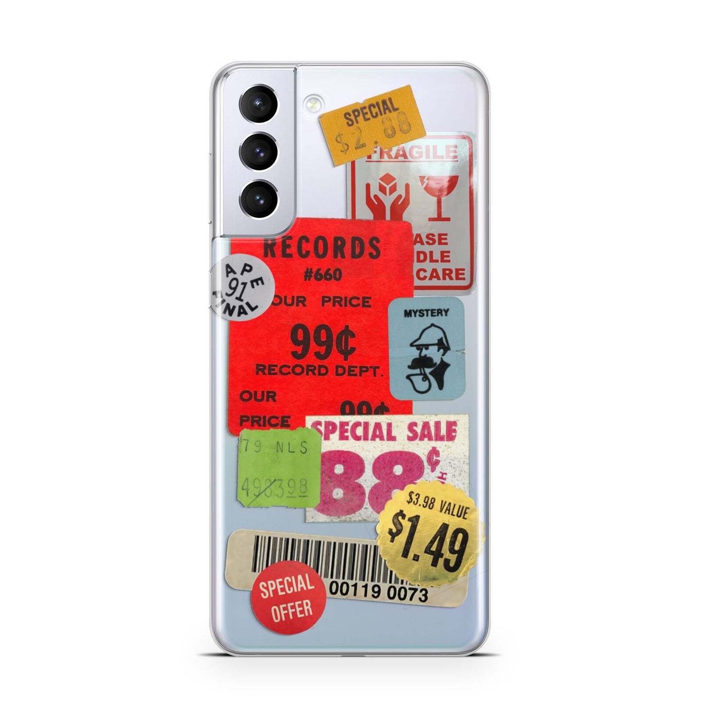 Vintage Stickers Samsung S21 Plus Case