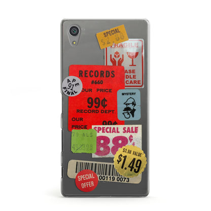 Vintage Stickers Sony Xperia Case