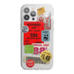 Vintage Stickers iPhone 13 Pro Max TPU Impact Case with White Edges
