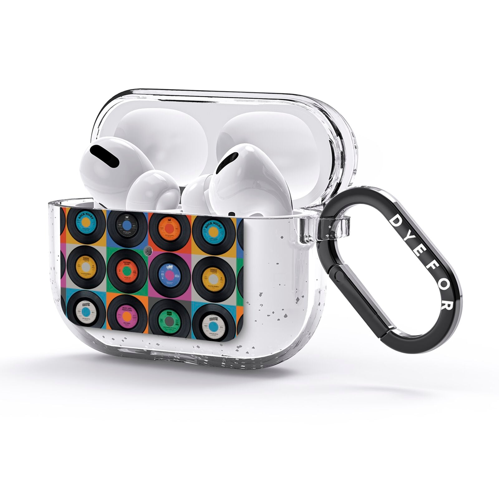 Vinyl Record AirPods Glitter Case 3rd Gen Side Image