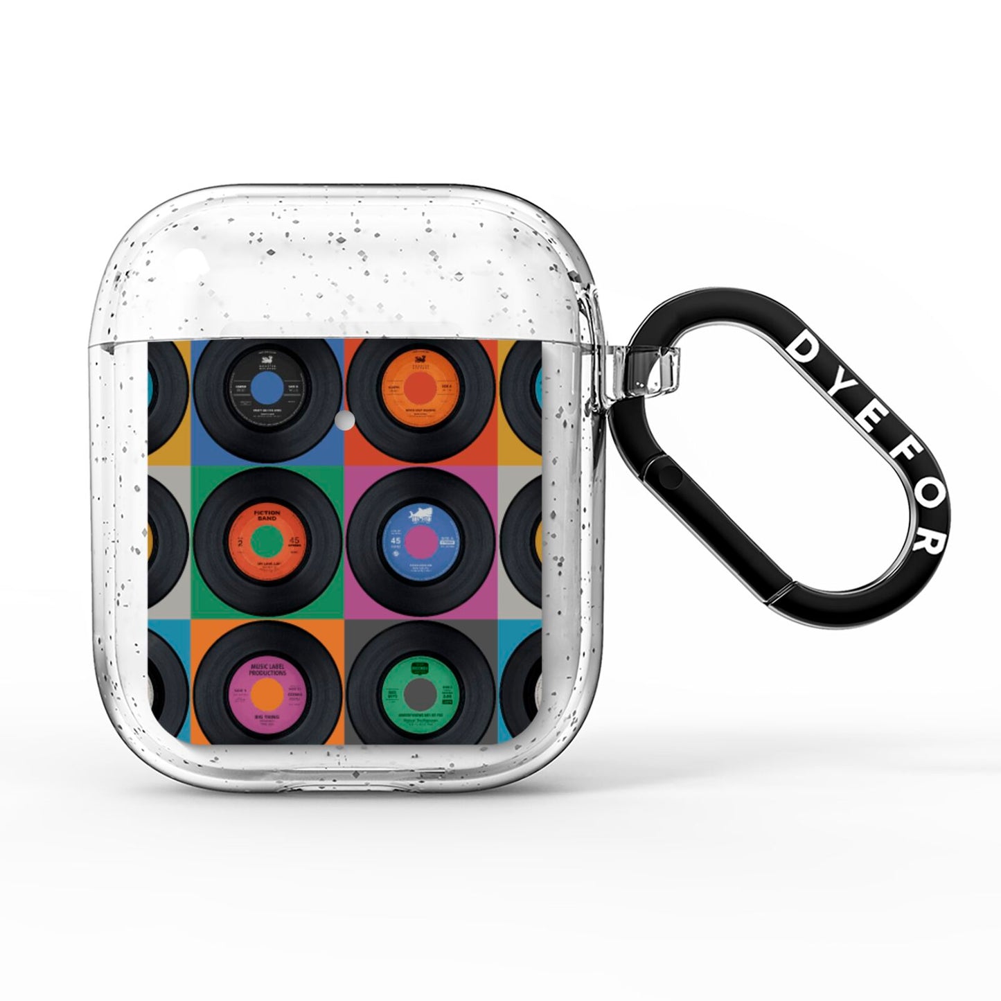Vinyl Record AirPods Glitter Case