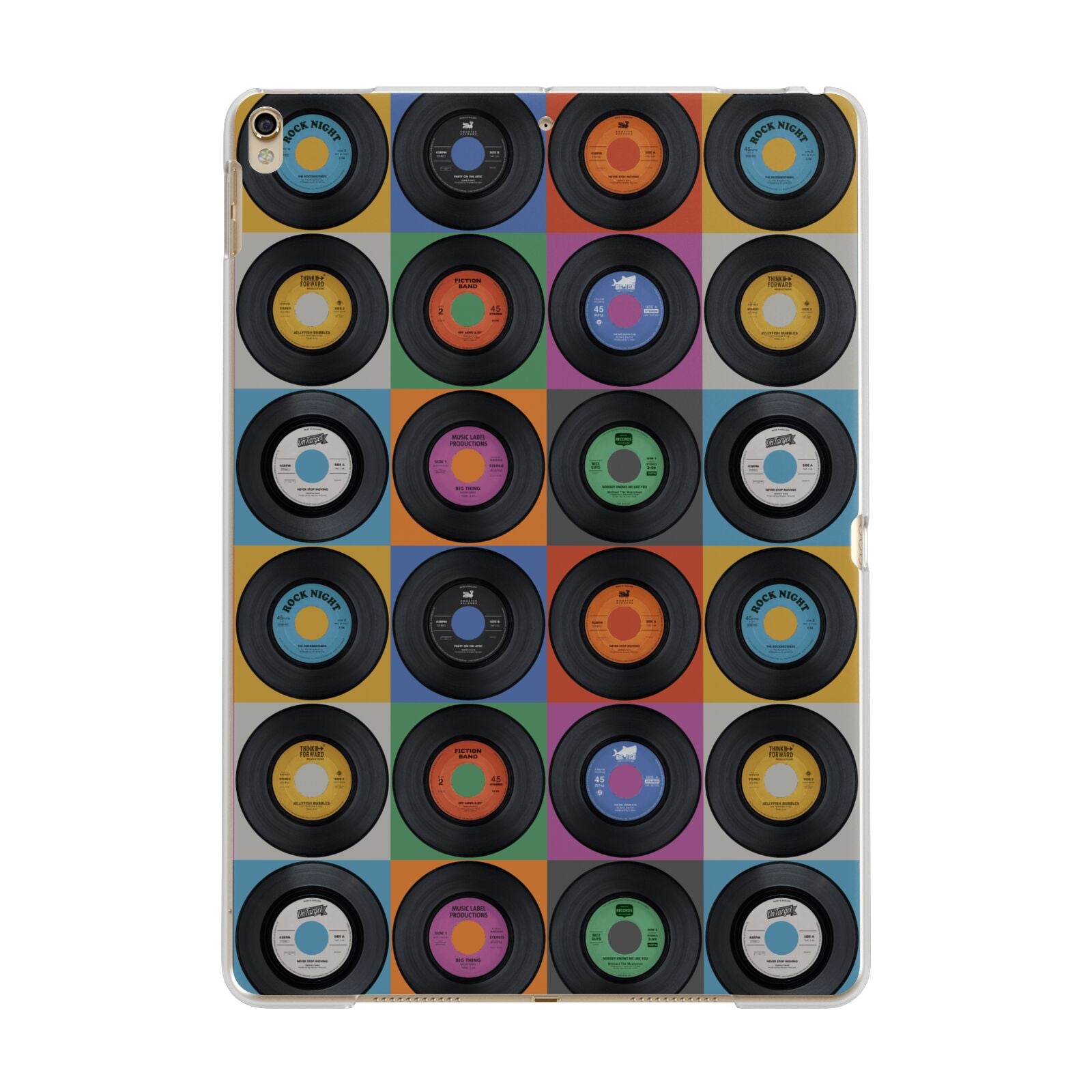 Vinyl Record Apple iPad Gold Case