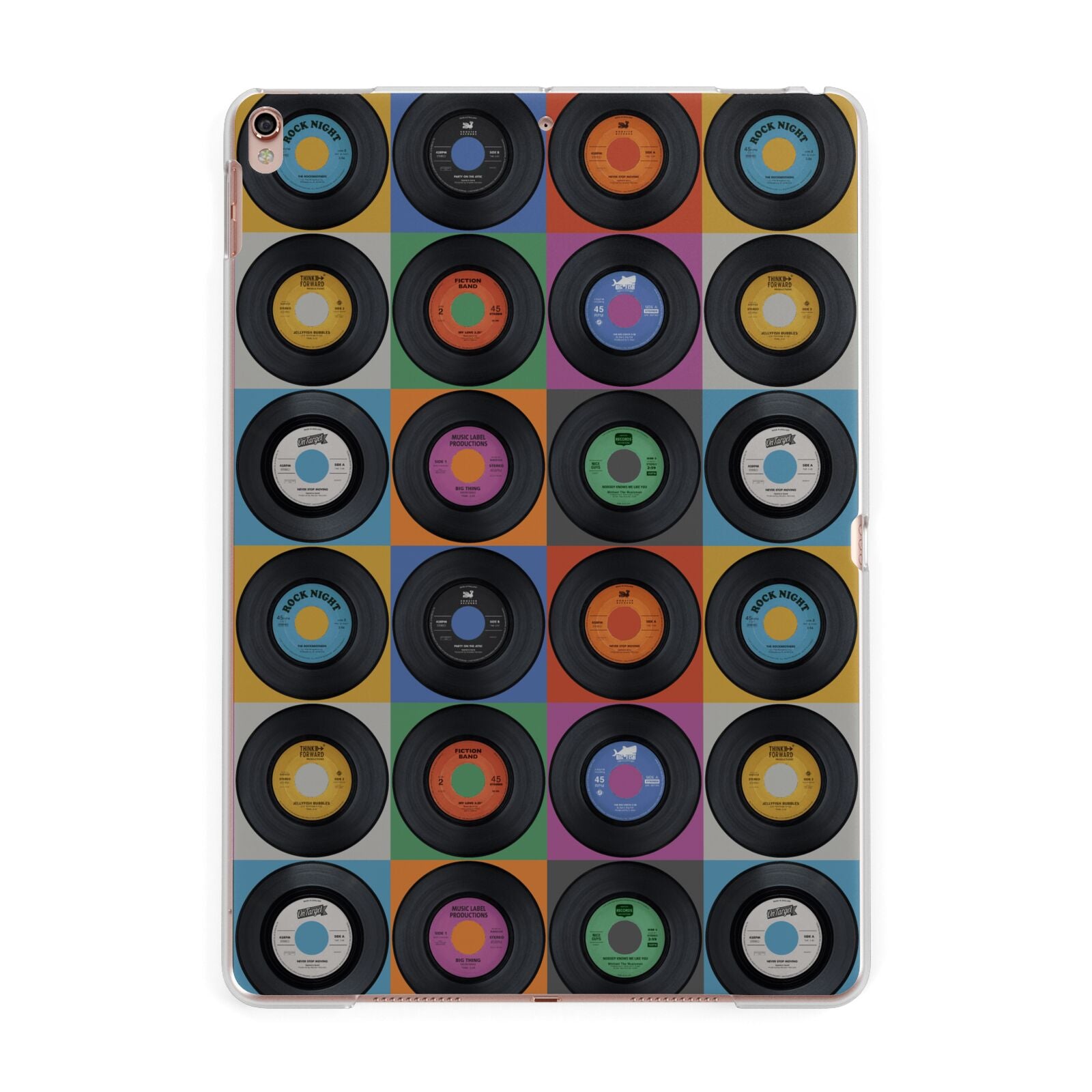 Vinyl Record Apple iPad Rose Gold Case
