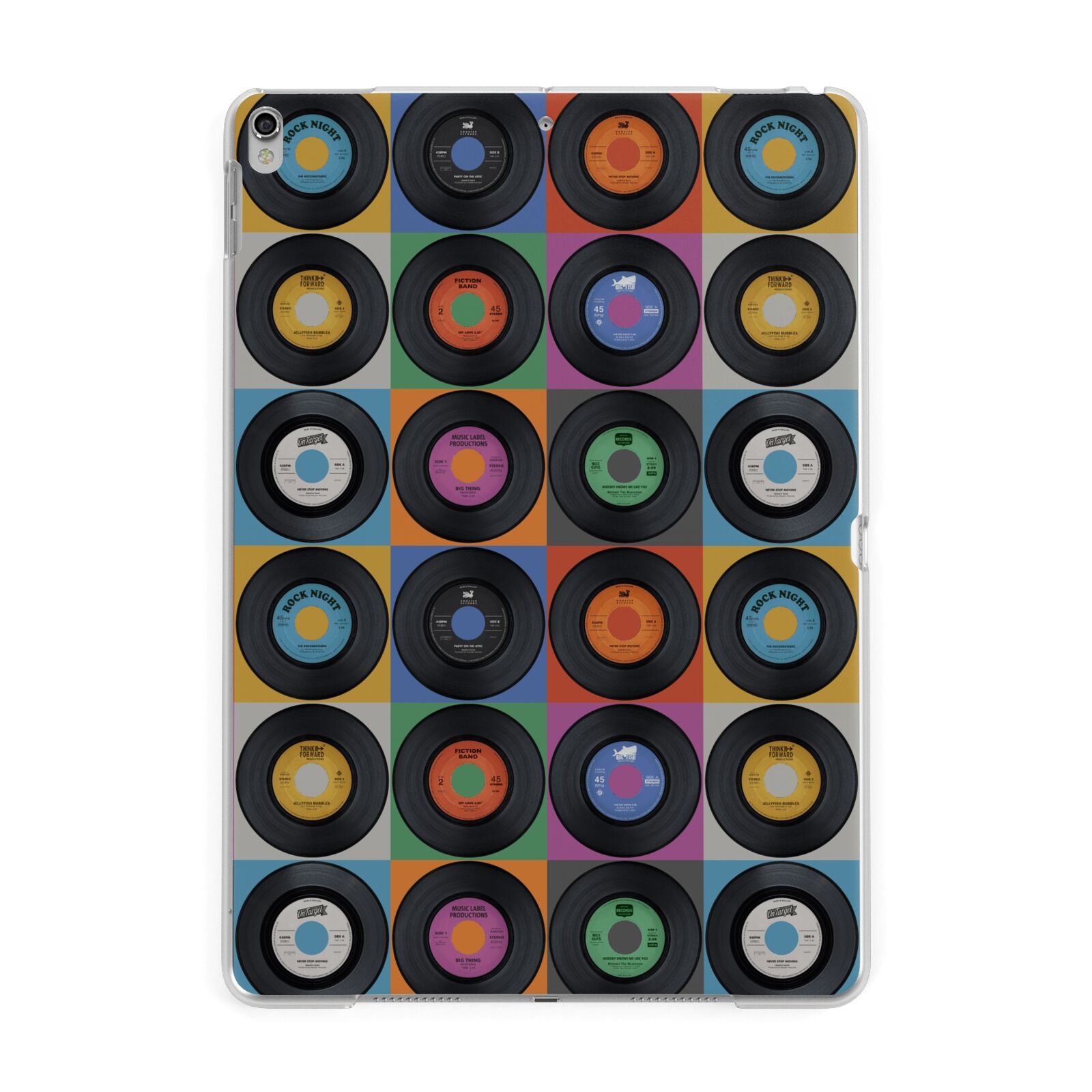 Vinyl Record Apple iPad Silver Case
