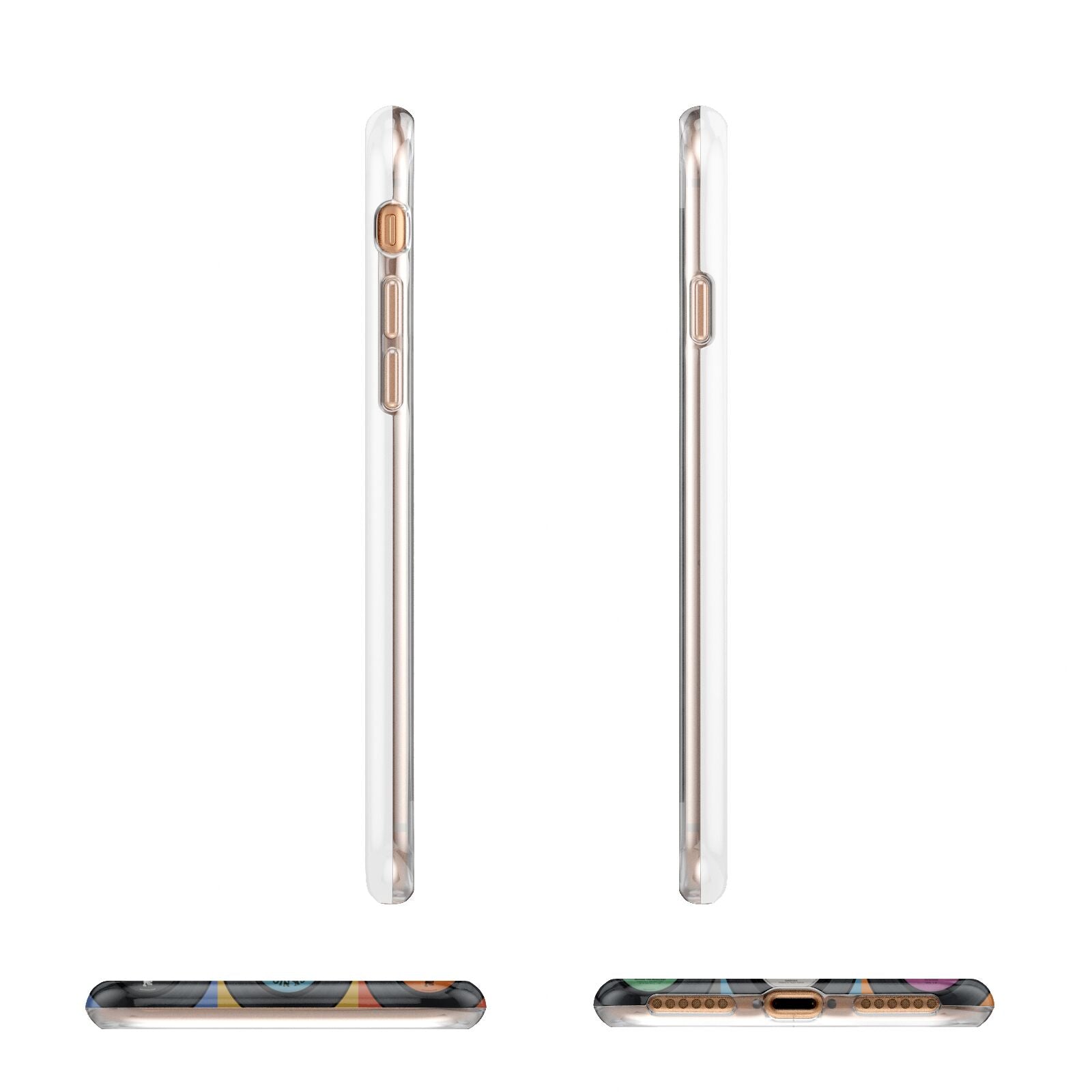 Vinyl Record Apple iPhone 7 8 3D Wrap Tough Case Alternative Image Angles