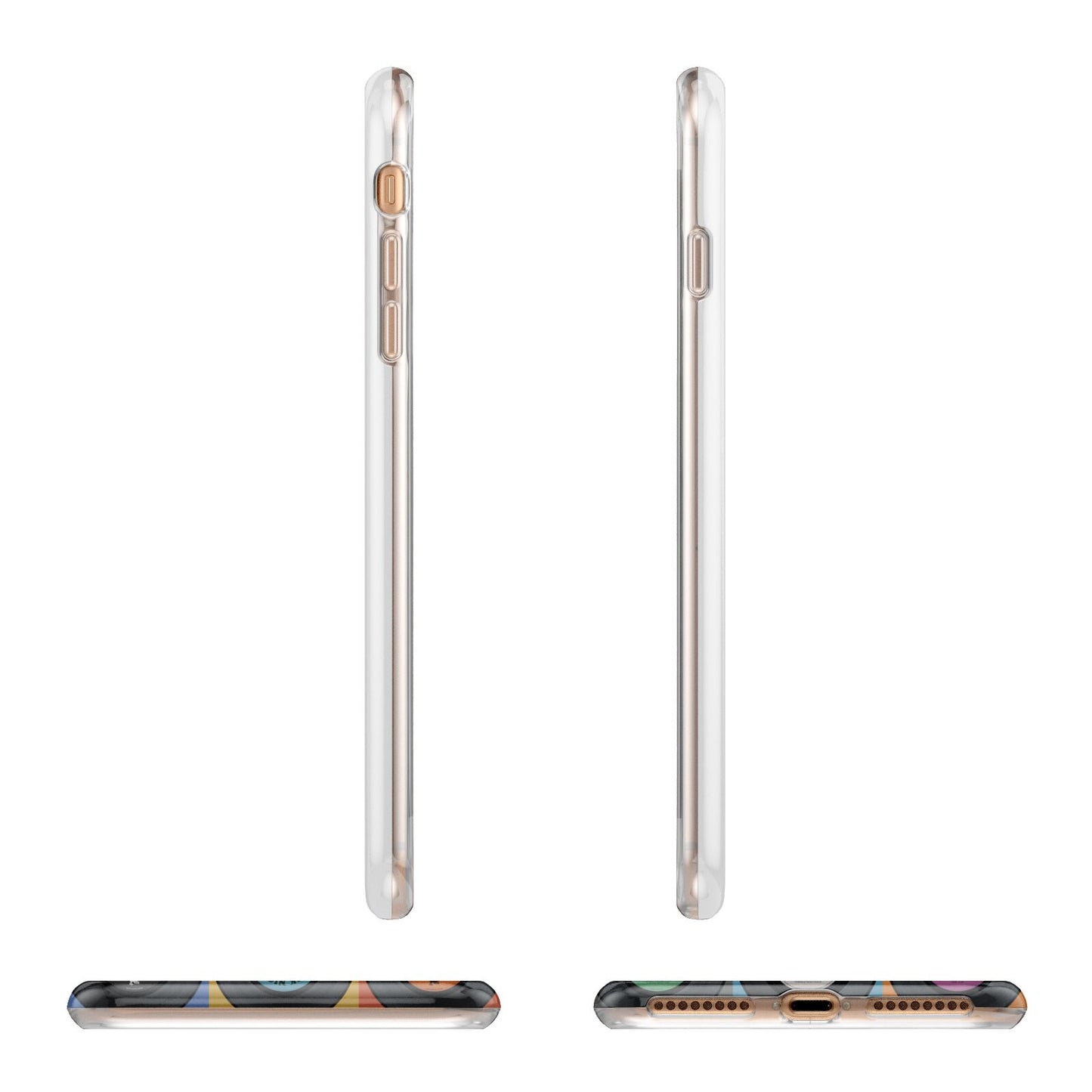 Vinyl Record Apple iPhone 7 8 Plus 3D Wrap Tough Case Alternative Image Angles