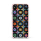 Vinyl Record Apple iPhone Xs Max Impact Case Pink Edge on Silver Phone