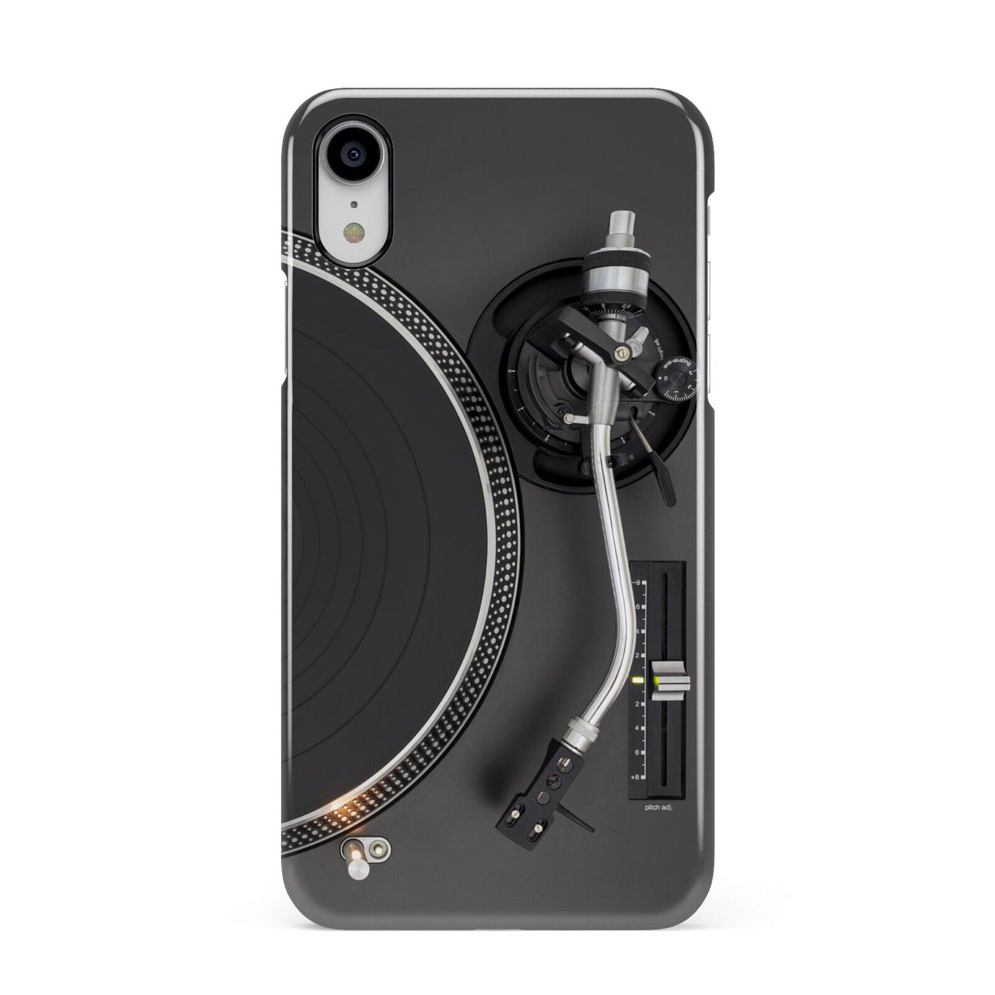 Vinyl Record Player Apple iPhone XR White 3D Snap Case