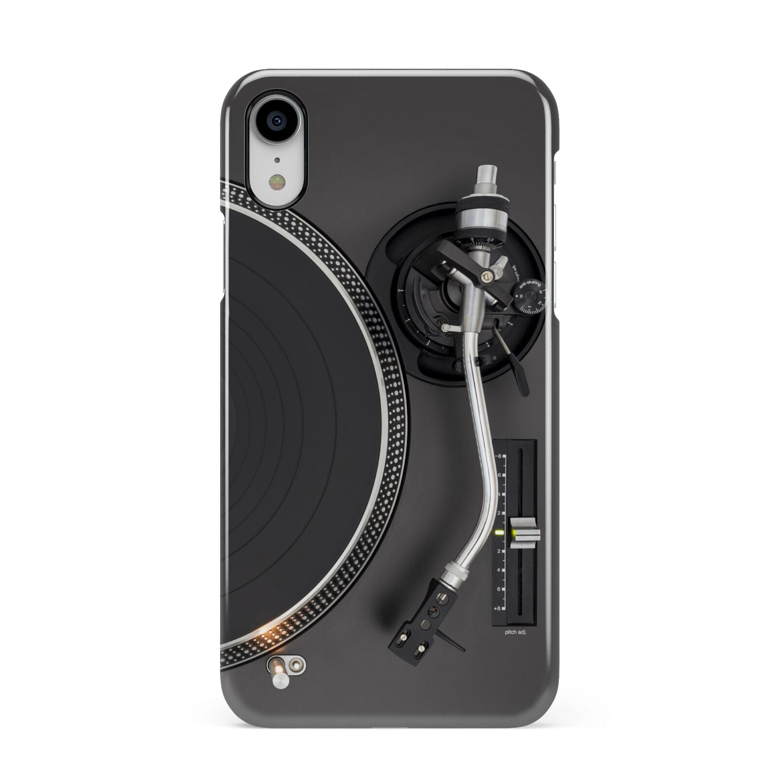 Vinyl Record Player Apple iPhone XR White 3D Snap Case