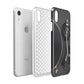 Vinyl Record Player Apple iPhone XR White 3D Tough Case Expanded view