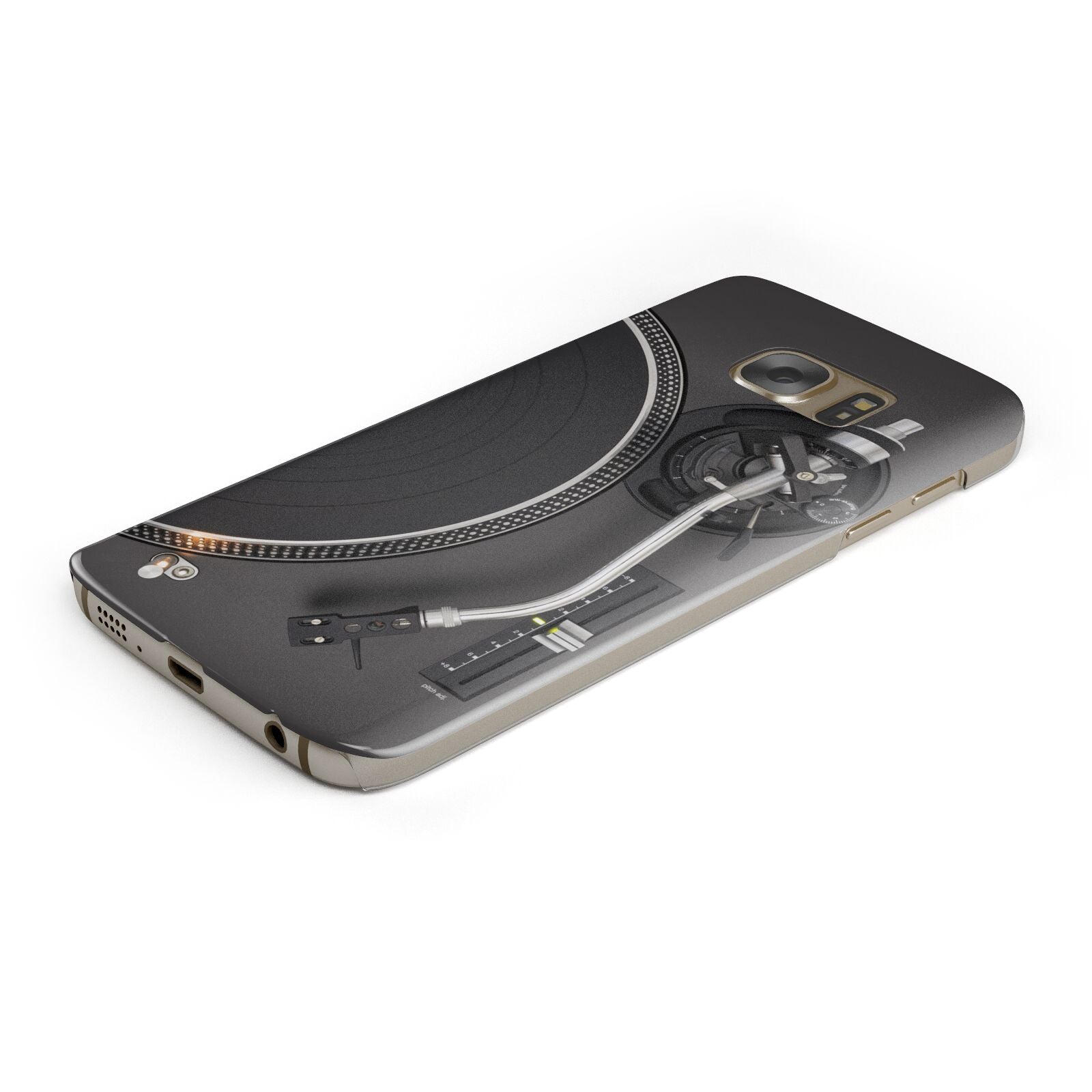 Vinyl Record Player Samsung Galaxy Case Bottom Cutout