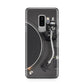 Vinyl Record Player Samsung Galaxy S9 Plus Case on Silver phone