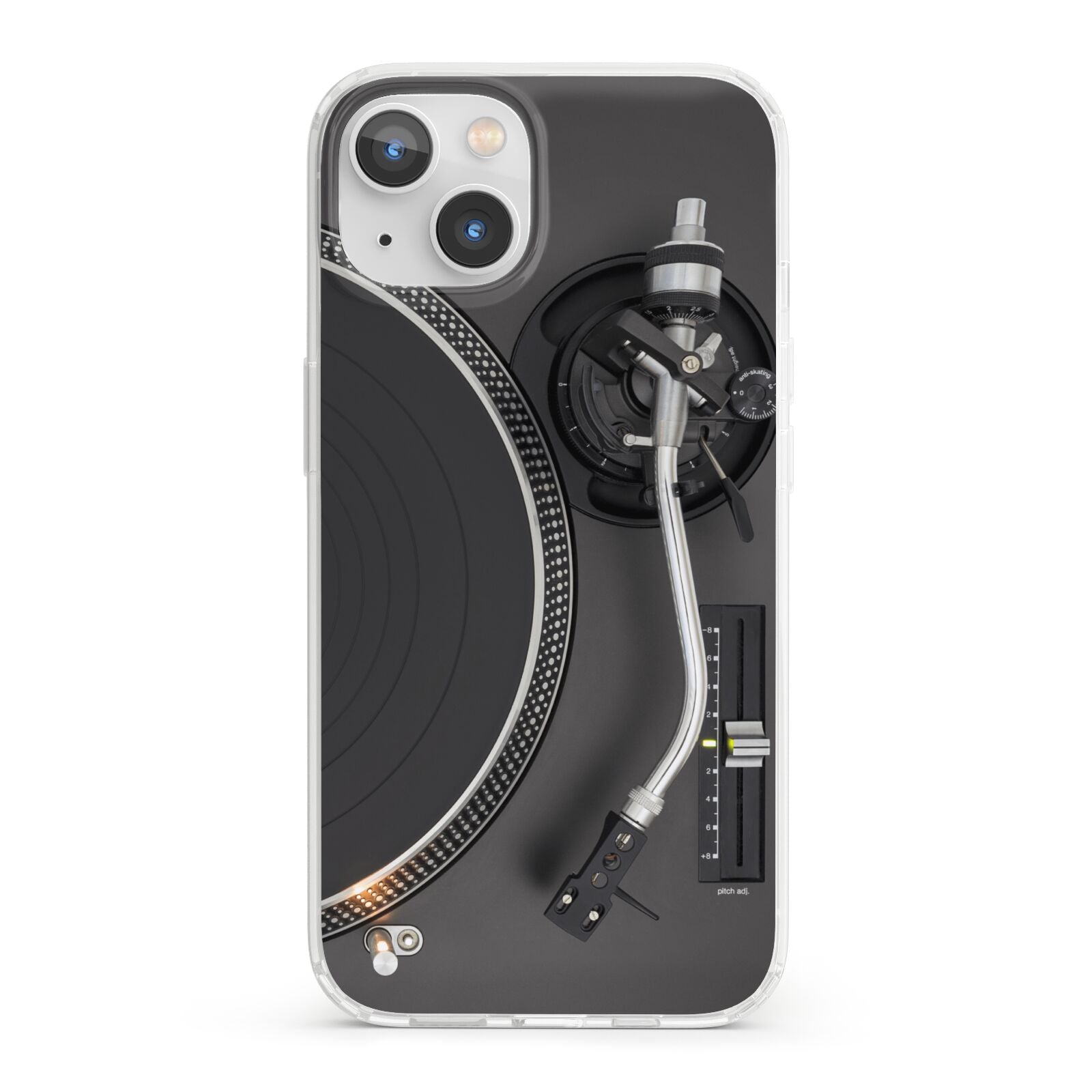 Vinyl Record Player iPhone 13 Clear Bumper Case