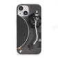 Vinyl Record Player iPhone 13 Mini Clear Bumper Case
