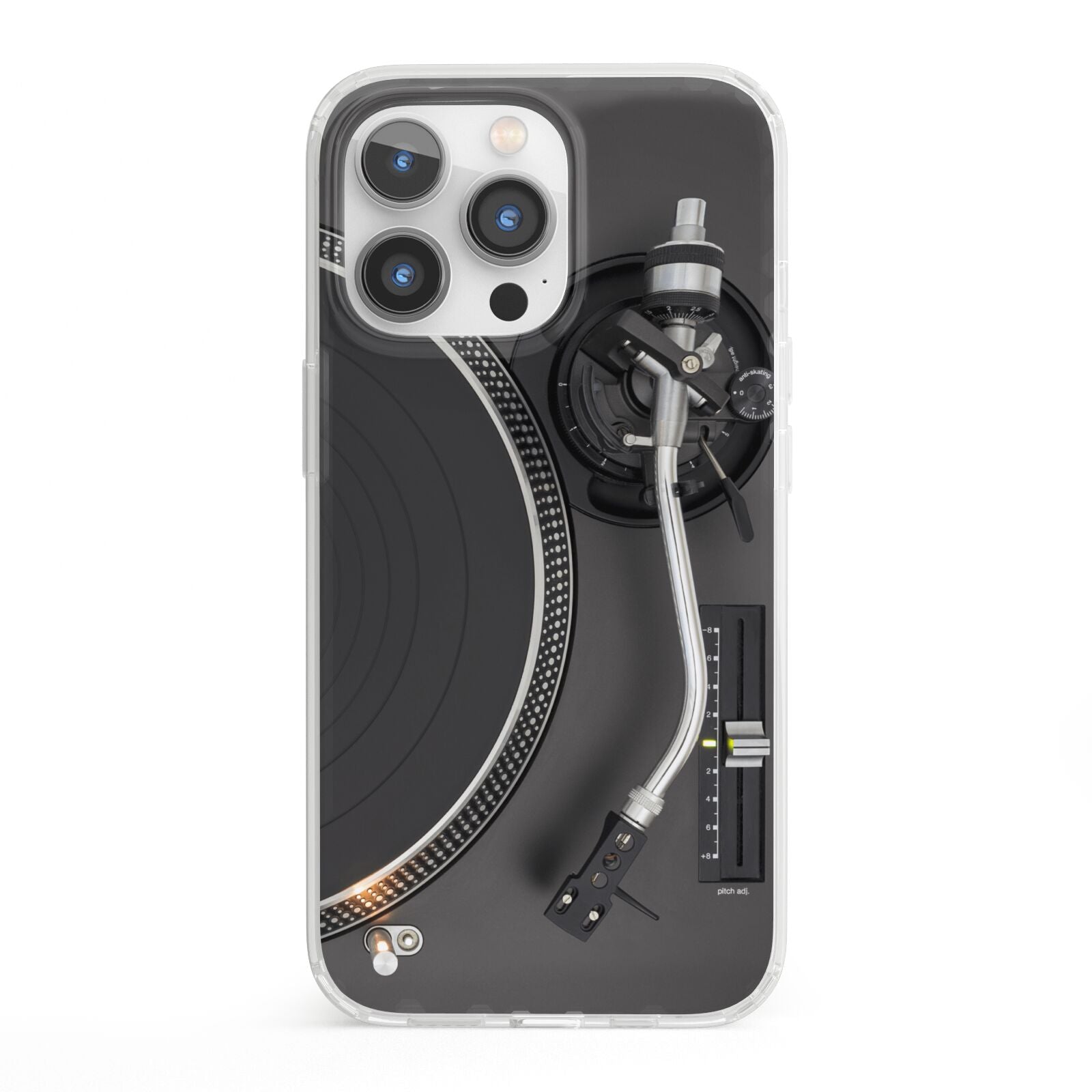 Vinyl Record Player iPhone 13 Pro Clear Bumper Case