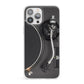 Vinyl Record Player iPhone 13 Pro Max Clear Bumper Case