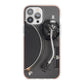 Vinyl Record Player iPhone 13 Pro Max TPU Impact Case with Pink Edges
