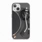 Vinyl Record Player iPhone 13 TPU Impact Case with White Edges