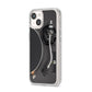 Vinyl Record Player iPhone 14 Clear Tough Case Starlight Angled Image