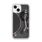 Vinyl Record Player iPhone 14 Clear Tough Case Starlight