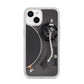 Vinyl Record Player iPhone 14 Glitter Tough Case Starlight