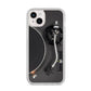 Vinyl Record Player iPhone 14 Plus Clear Tough Case Starlight