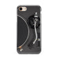 Vinyl Record Player iPhone 8 3D Tough Case on Gold Phone
