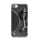 Vinyl Record Player iPhone 8 Bumper Case on Silver iPhone