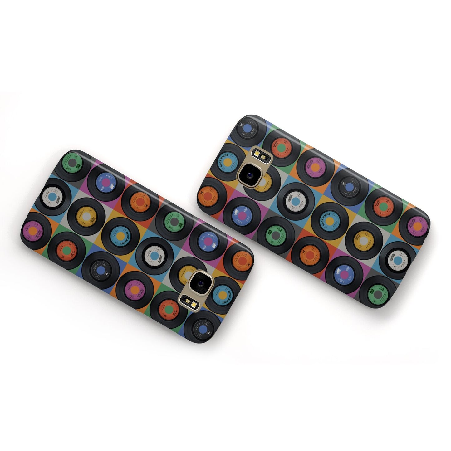 Vinyl Record Samsung Galaxy Case Flat Overview