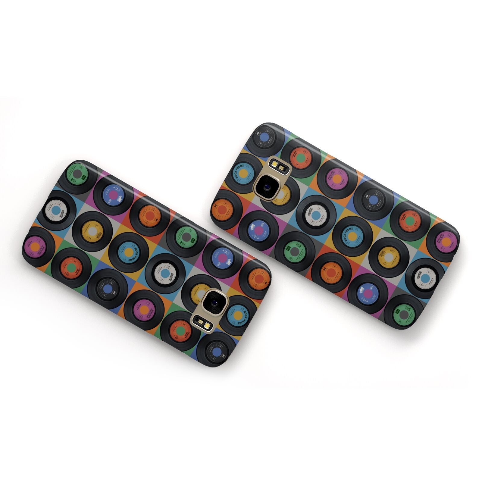 Vinyl Record Samsung Galaxy Case Flat Overview