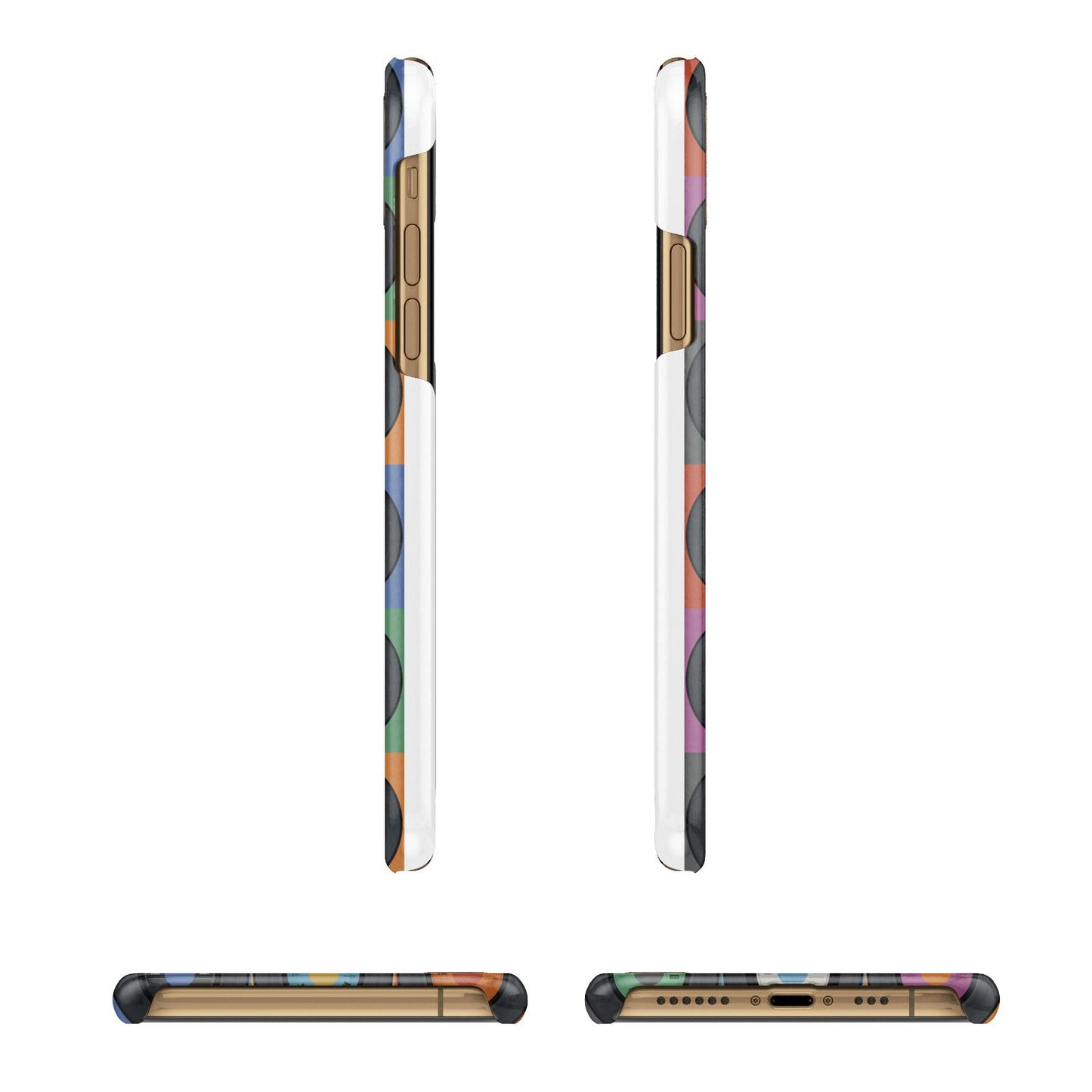 Vinyl Record iPhone 11 3D Snap Case Angle Images