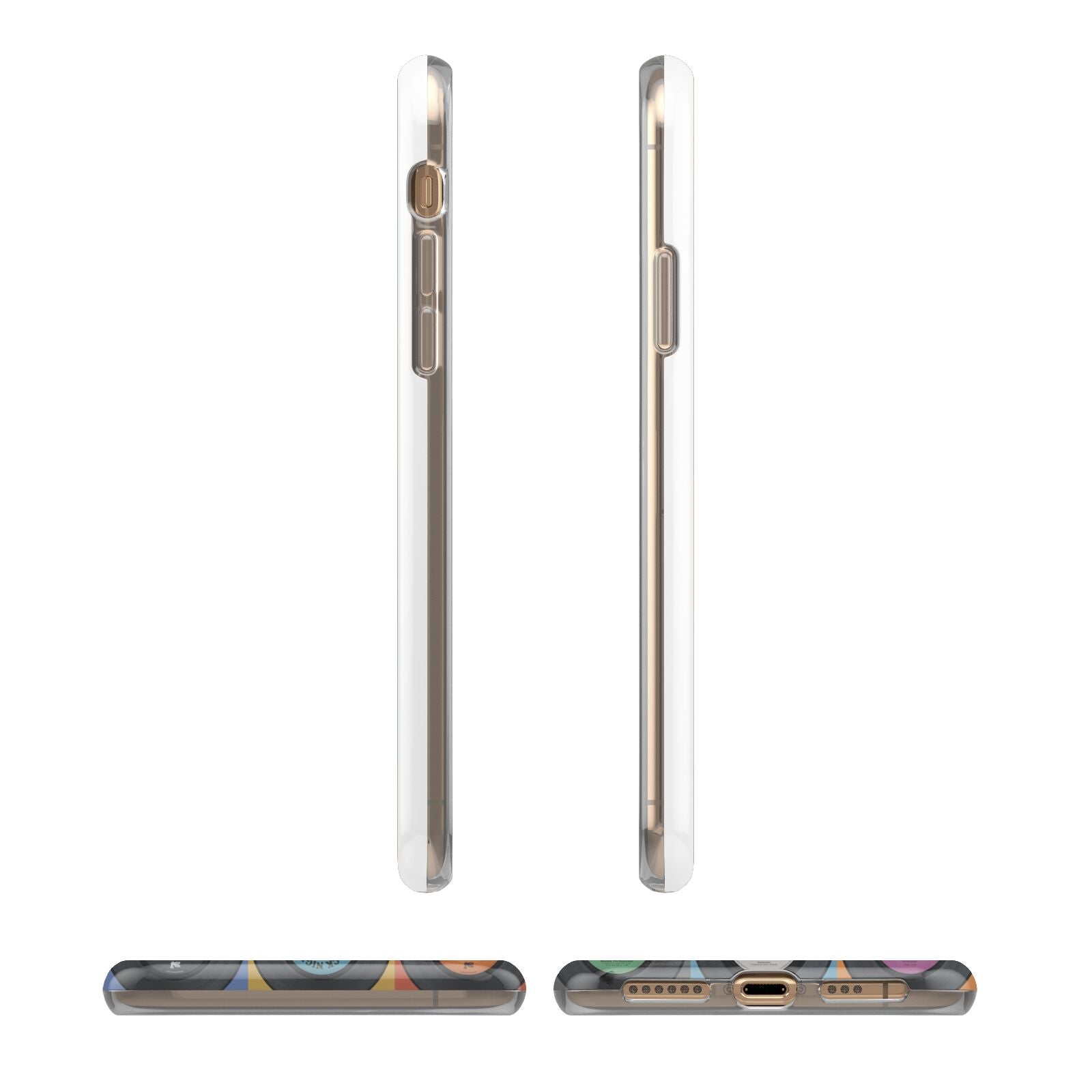 Vinyl Record iPhone 11 3D Tough Case Angle Images