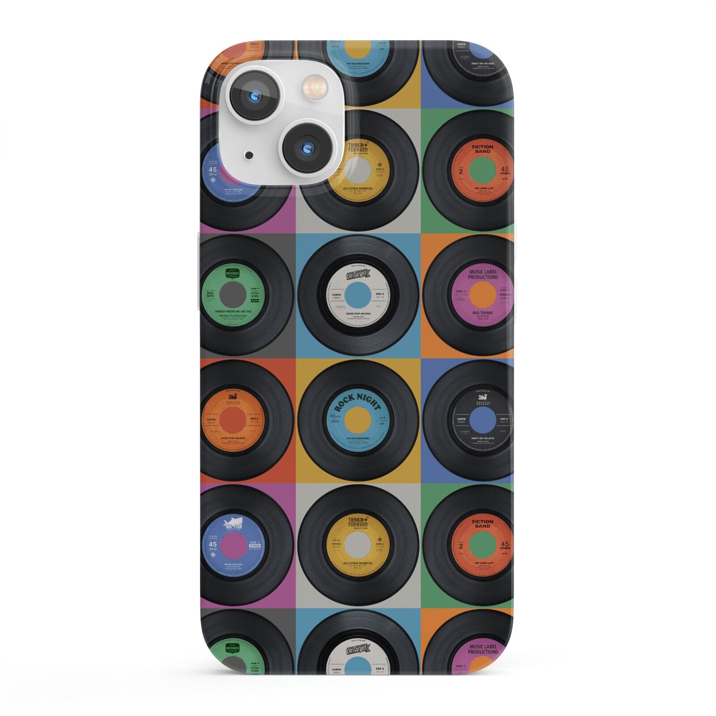 Vinyl Record iPhone 13 Full Wrap 3D Snap Case