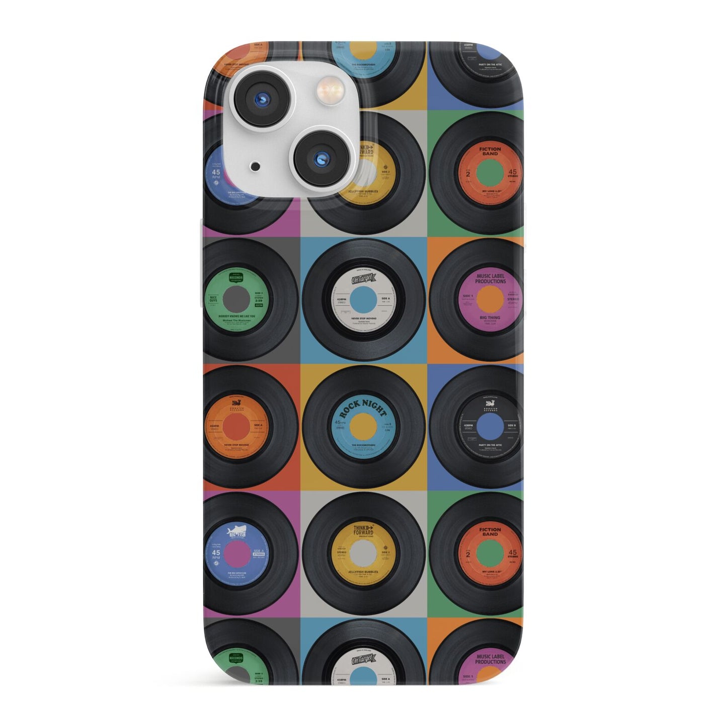 Vinyl Record iPhone 13 Mini Full Wrap 3D Snap Case