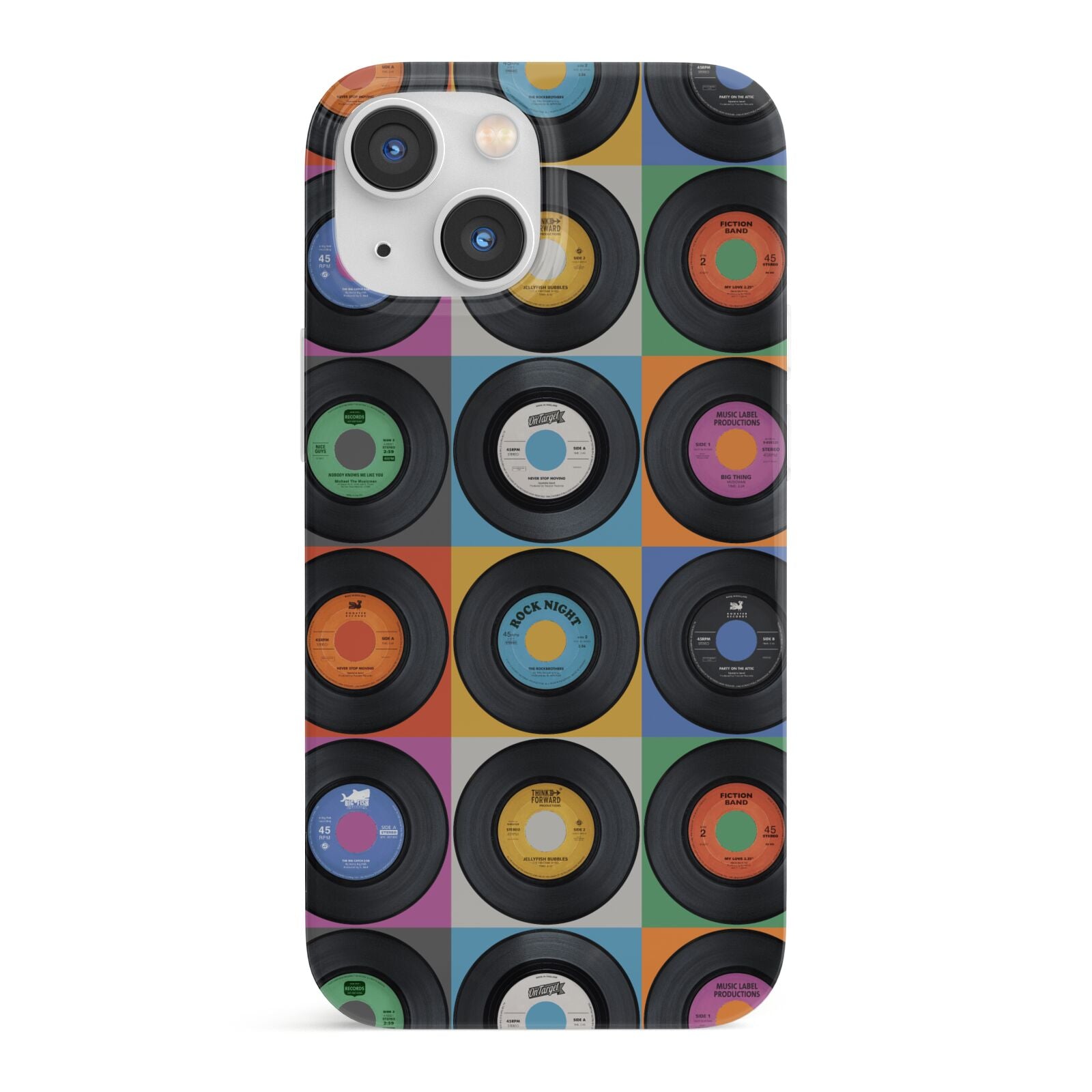 Vinyl Record iPhone 13 Mini Full Wrap 3D Snap Case
