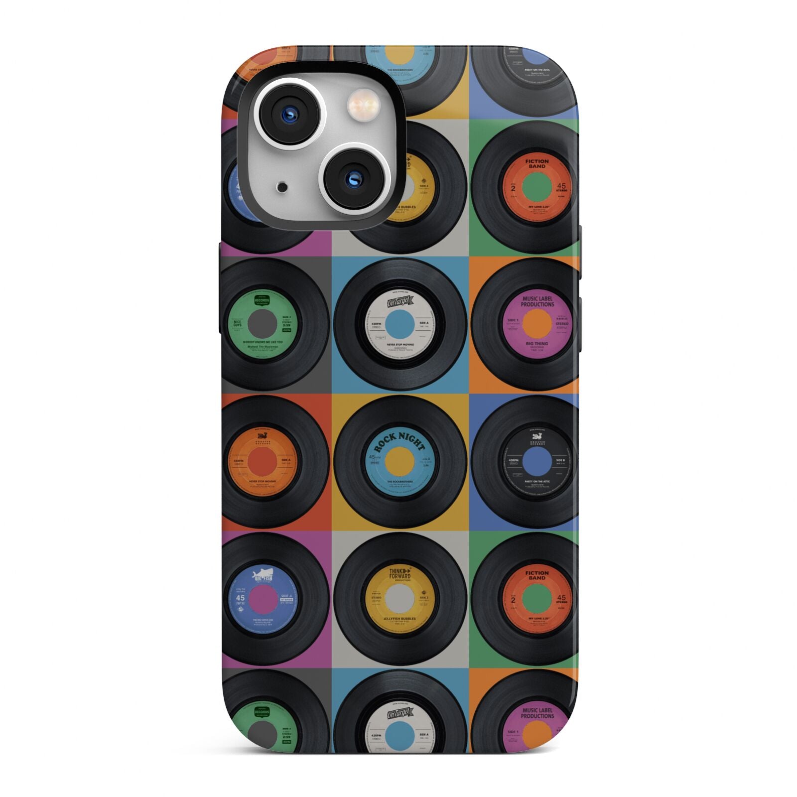 Vinyl Record iPhone 13 Mini Full Wrap 3D Tough Case