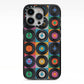 Vinyl Record iPhone 13 Pro Black Impact Case on Silver phone