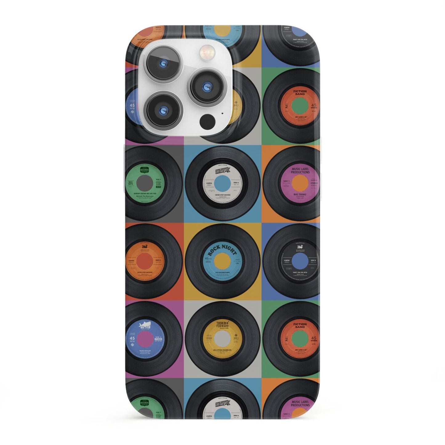 Vinyl Record iPhone 13 Pro Full Wrap 3D Snap Case