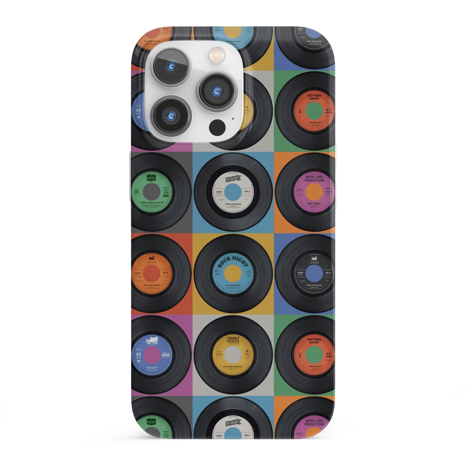 Vinyl Record iPhone 13 Pro Full Wrap 3D Snap Case