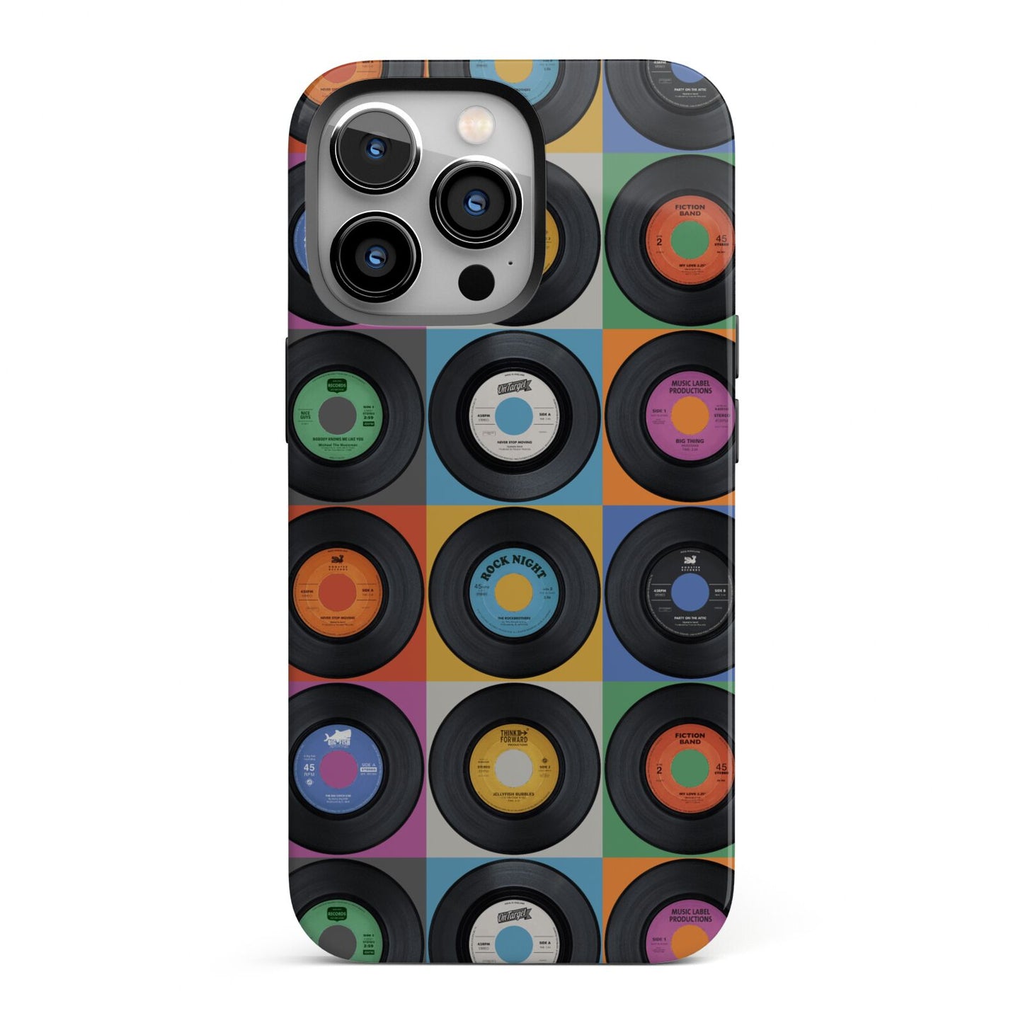 Vinyl Record iPhone 13 Pro Full Wrap 3D Tough Case