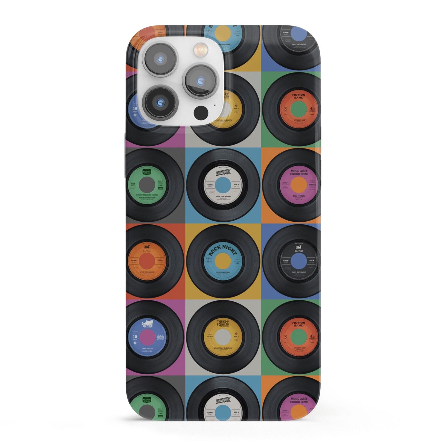 Vinyl Record iPhone 13 Pro Max Full Wrap 3D Snap Case