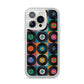 Vinyl Record iPhone 14 Pro Glitter Tough Case Silver