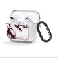 Viola Marble AirPods Clear Case 3rd Gen Side Image