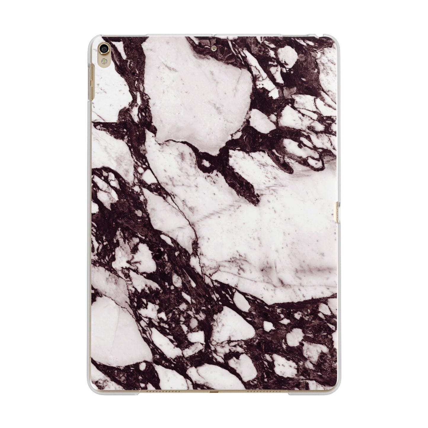 Viola Marble Apple iPad Gold Case