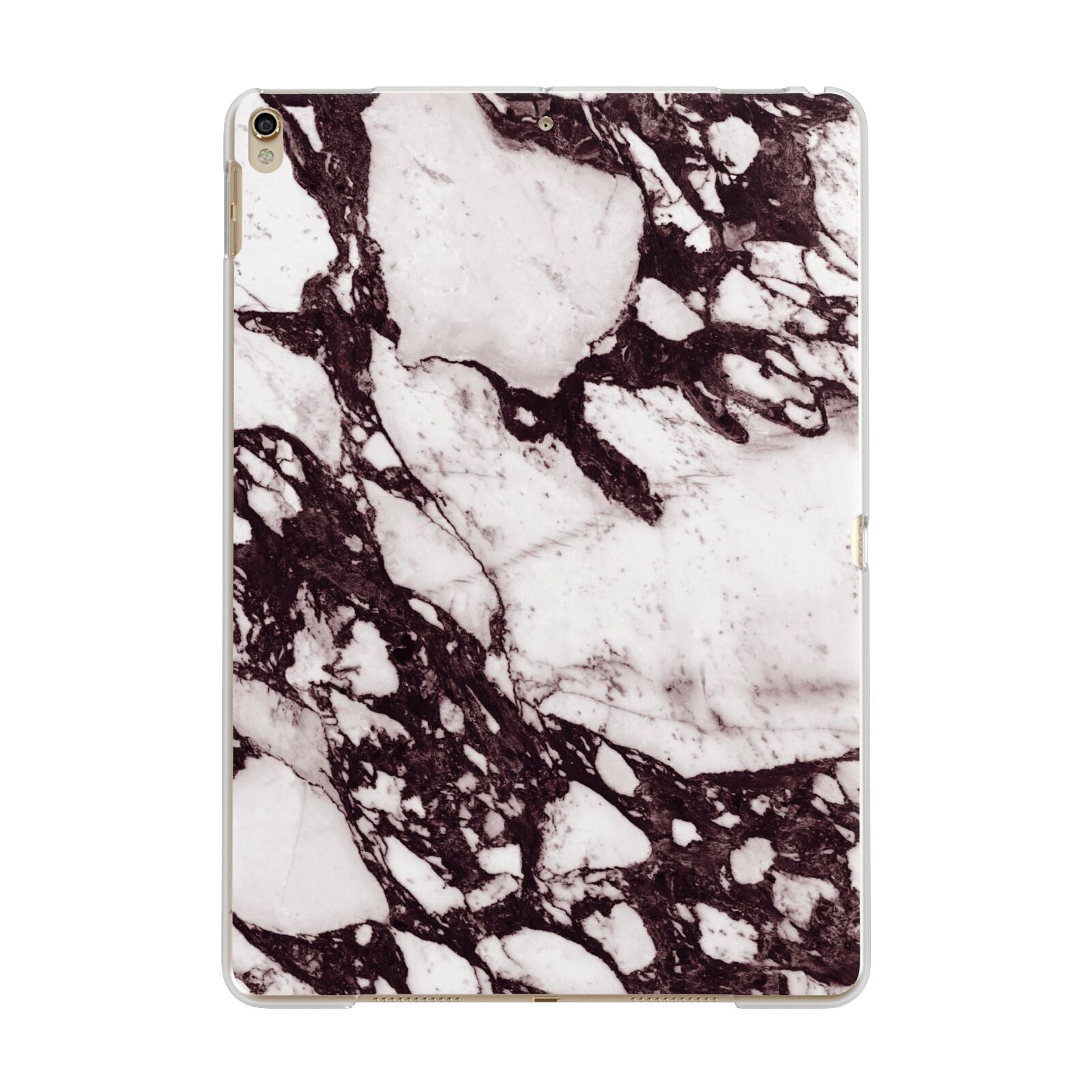 Viola Marble Apple iPad Gold Case