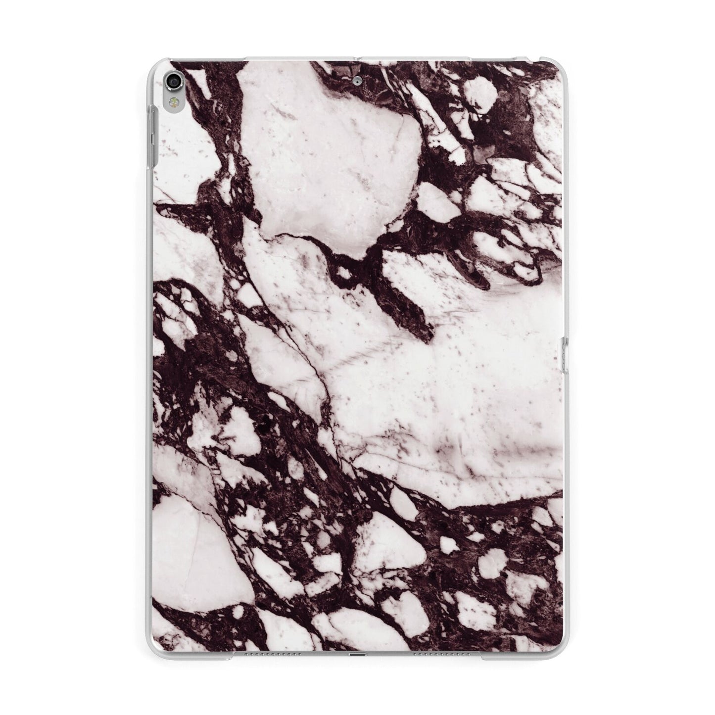 Viola Marble Apple iPad Silver Case